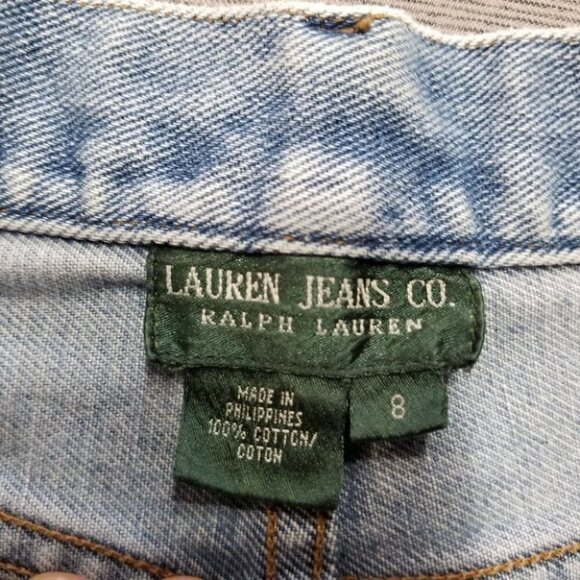 Lauren Jeans Co by Ralph Lauren 100% Cotton Jeans Capri 8 - Picture 5 of 7
